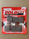Goldfren AD Brake Pads: AD298 ≈ FA499/4 / VD179 / FDB2259 / SBS869