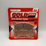 Plaquettes de frein Goldfren AD : AD299 ≈ FA603 / VD180 / FDB2256 / SBS205