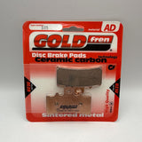 Plaquettes de frein Goldfren AD : AD305 ≈ FA606 / VD9068 / FDB2266 / SBS877