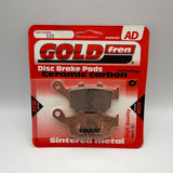 Plaquettes de frein Goldfren AD : AD306 ≈ FA496 / VD147/2 / FDB2258 / SBS881