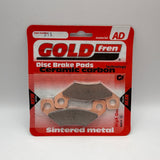 Plaquettes de frein Goldfren AD : AD315 ≈ FA398 / / FDB2272SG