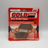 Plaquettes de frein Goldfren AD : AD316 ≈ FA600