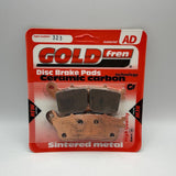 Plaquettes de frein Goldfren AD : AD323 ≈ FA636 / VD185 / FDB2281 / SBS892