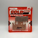 Plaquettes de frein Goldfren AD : AD328 ≈ FA630 / VD9070 / FDB2265 / SBS900