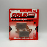 Plaquettes de frein Goldfren AD : AD358 ≈ FA652 / FDB2297 / SBS223