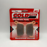 Plaquettes de frein Goldfren AD : AD360 ≈ FA628 / FDB2292 / SBS218 / SBS218MS