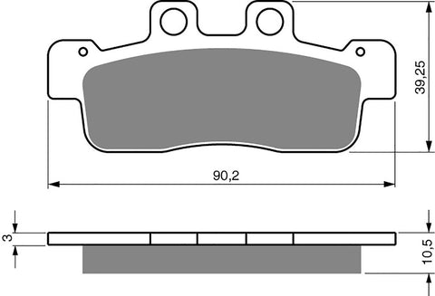 Goldfren AD Brake Pads: AD363 ≈ FA632 / VD281 / FDB2284 / SBS207