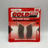 Plaquettes de frein Goldfren AD : AD366 ≈ FA654