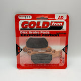 Plaquettes de frein Goldfren AD : AD377 ≈ FA684 / FDB2317SG