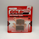 Plaquettes de frein Goldfren AD : AD387 ≈ FA708 / FDB2289