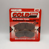 Plaquettes de frein Goldfren AD : AD392 ≈ FA709