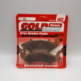Plaquettes de frein Goldfren AD : AD393 ≈ FA711