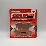 Plaquettes de frein Goldfren AD : AD398 ≈ FA716 / FDB2313