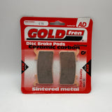 Plaquettes de frein Goldfren AD : AD415 ≈ FA757 / VD192 / FDB2324 / SBS985