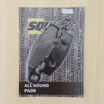 Plaquettes de frein arrière : Kawasaki ZR750 ZR 750 (1991-1997)