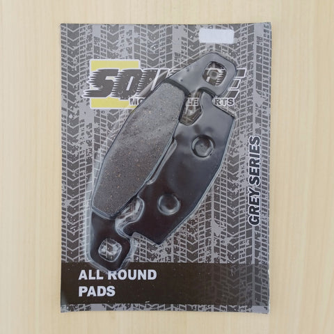 Plaquettes de frein arrière : Kawasaki ZR750 ZR 750 (1991-1997)