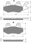 Plaquettes de frein avant : Kawasaki Ninja 250 (2008-2012)