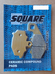 Plaquettes de frein arrière en céramique : Kawasaki ER-6F ER 6F (2006-2016)