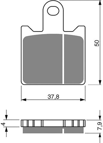 Jeu de plaquettes de frein avant Kawasaki ZX-6R (ZX600) (2007-2016)