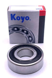 Koyo Motorcycle Wheel Bearing - 6000-2RS - 10mm x 26mm x 8mm
