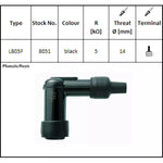 Capuchon de bougie d'allumage NGK - LB05F