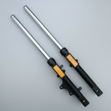 Fourches de fourche noires : Yamaha YS125 YS 125 (2017-2020)