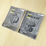 Jeu de plaquettes de frein avant et arrière : Kawasaki KDX125 KDX 125 (1990-1999)