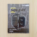 Plaquettes de frein arrière : Kawasaki ZN700 ZN 700 (1984-1985)