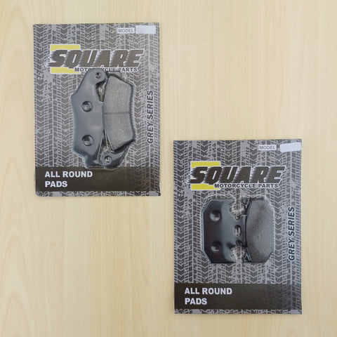 Jeu de plaquettes de frein avant et arrière : Suzuki DR250 DR 250 (1996-2000)