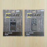 Jeu de plaquettes de frein avant et arrière : Suzuki AY50 AY 50 (1999-2000)