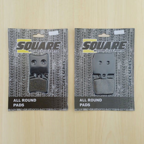 Jeu de plaquettes de frein avant et arrière : Yamaha NS50 NS 50 (2013-2014)