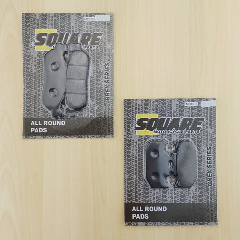 Jeu de plaquettes de frein avant et arrière : Yamaha XT250 XT 250 (2006-2008)