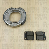 Plaquettes de frein avant et mâchoires de frein arrière : Honda CG125 CG 125 (2004-2008)
