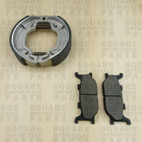 Plaquettes de frein avant et mâchoires de frein arrière : Yamaha XVS250 XVS 250 (2001-2004)