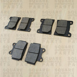 Jeu de plaquettes de frein avant et arrière : Yamaha FZ600 FZ 600 (1986-1988)