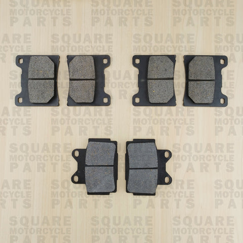 Jeu de plaquettes de frein avant et arrière : Yamaha FZ600 FZ 600 (1986-1988)