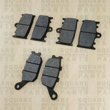 Jeu de plaquettes de frein avant et arrière : Suzuki GSF1250 GSF 1250 (2007-2016)