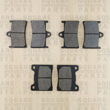 Jeu de plaquettes de frein avant et arrière : Yamaha BT1100 BT 1100 (2002-2006)