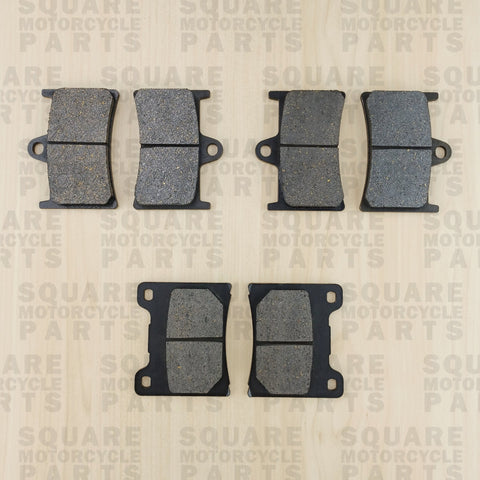 Jeu de plaquettes de frein avant et arrière : Yamaha BT1100 BT 1100 (2002-2006)