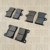 Jeu de plaquettes de frein avant et arrière : Yamaha BT1100 BT 1100 (2002-2006)