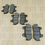 Jeu de plaquettes de frein avant et arrière : Honda NS250 NS 250 (1984-1986)