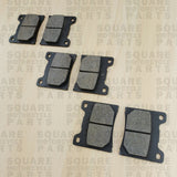 Jeu de plaquettes de frein avant et arrière : Yamaha FZR600 FZR 600 (1989)