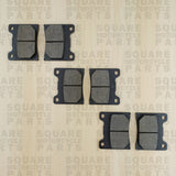 Jeu de plaquettes de frein avant et arrière : Yamaha FZR600 FZR 600 (1989)