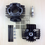 Kit cylindre-cylindre : avec joint, piston, culasse et goujons Yamaha QT50 QT 50 (1979-1992)