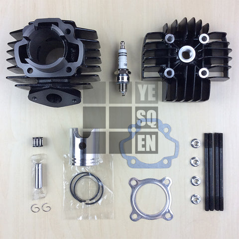 Kit de cylindre avec joint, piston, culasse et goujons Yamaha QT50 QT 50 (1979-1992)