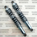 Amortisseurs arrière chromés : Suzuki T125 T 125 Stinger (1969-1971)